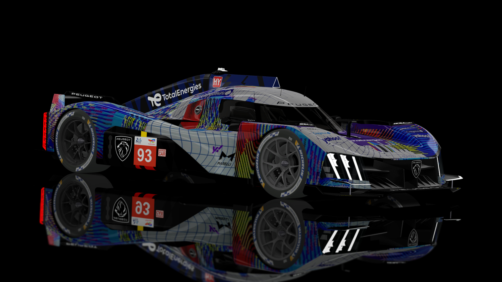 LMH - Peugeot 9X8 2023, skin PeugeotSport_93_LeMan