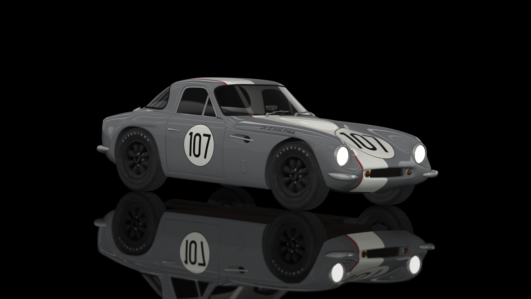 CLASSIC GR.3 - TVR Griffith Series 200 1963, skin 107_grey