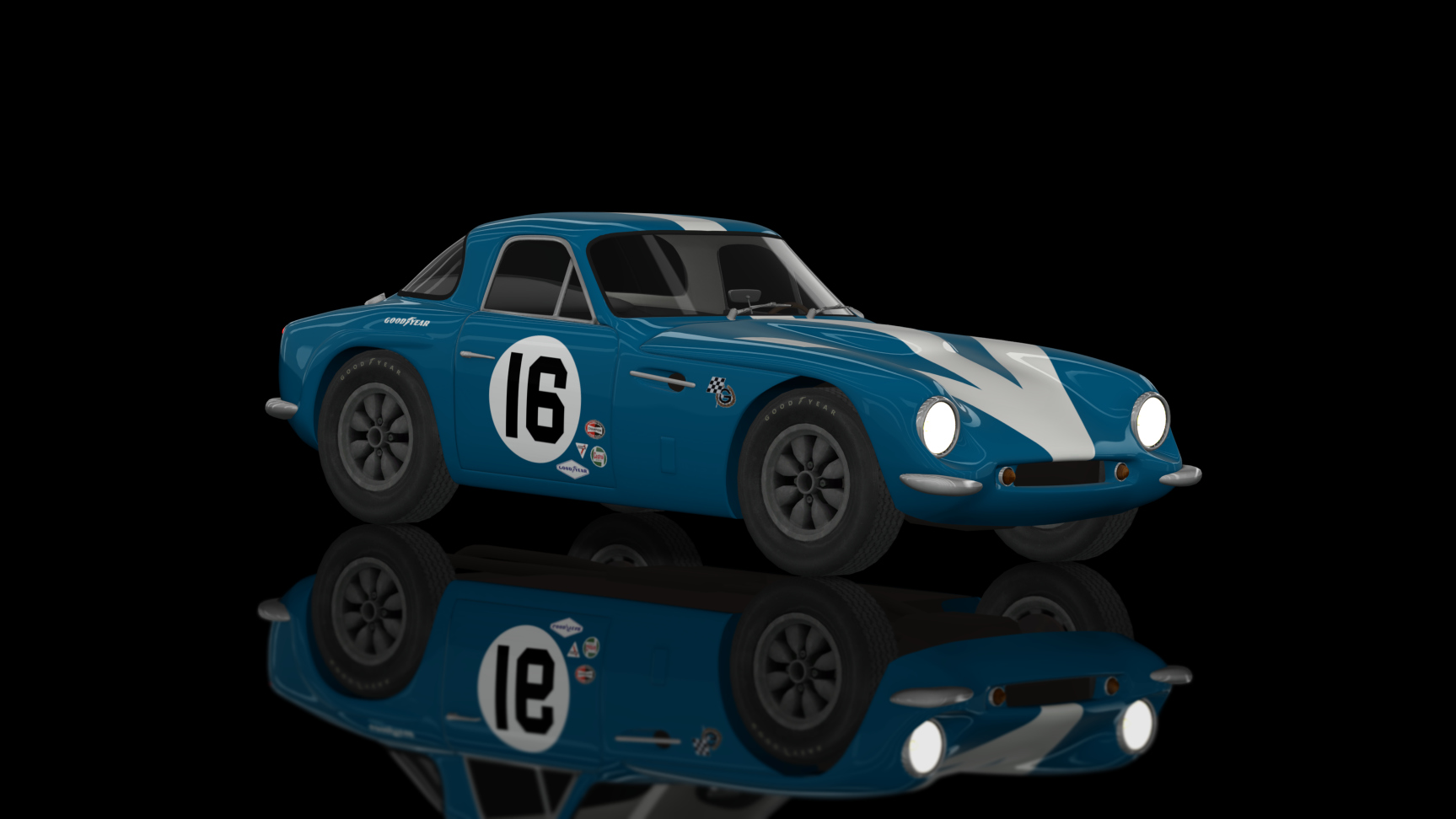 CLASSIC GR.3 - TVR Griffith Series 200 1963, skin 16_blue