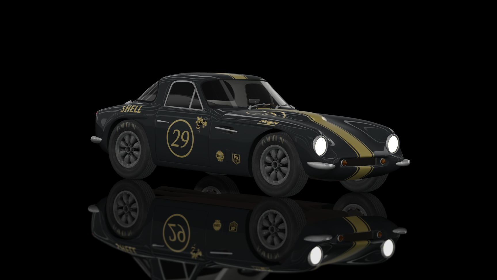 CLASSIC GR.3 - TVR Griffith Series 200 1963, skin 29_black