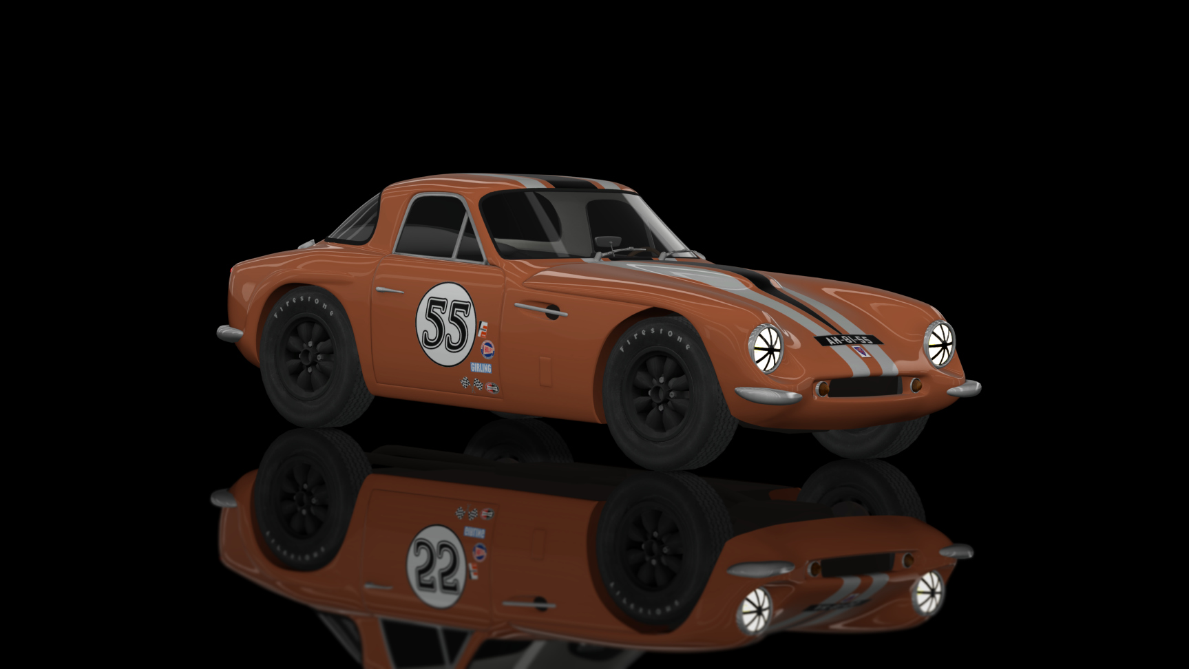 CLASSIC GR.3 - TVR Griffith Series 200 1963, skin 55_orange