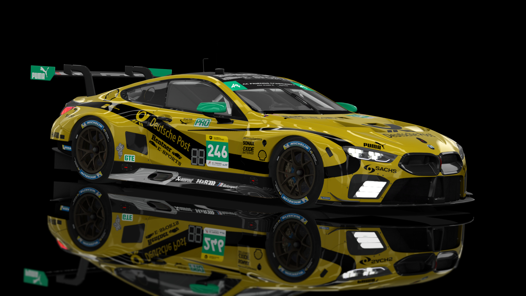 GTE 2 - BMW M8 2018, skin ACFWEC_LEMANS_GTE_246