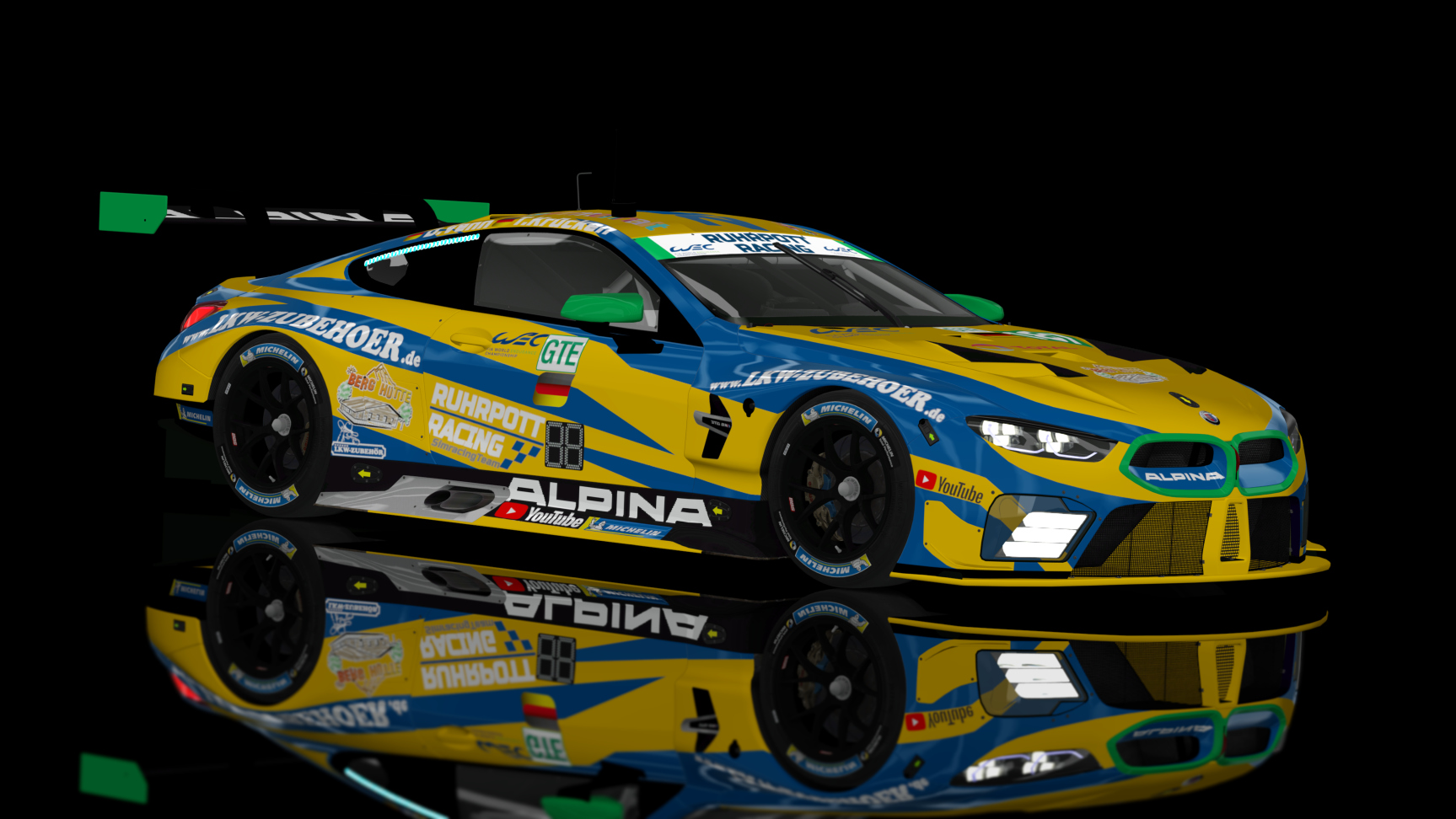 GTE 2 - BMW M8 2018, skin ACF_WECS5_#187Venn_Kruecken