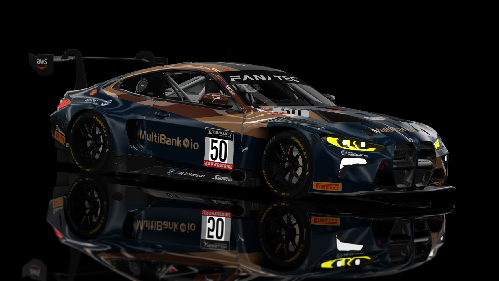 GT3 EVO - BMW M4 GT3 2021 URD, skin 2022_24hSpa_Team_ROWE_50