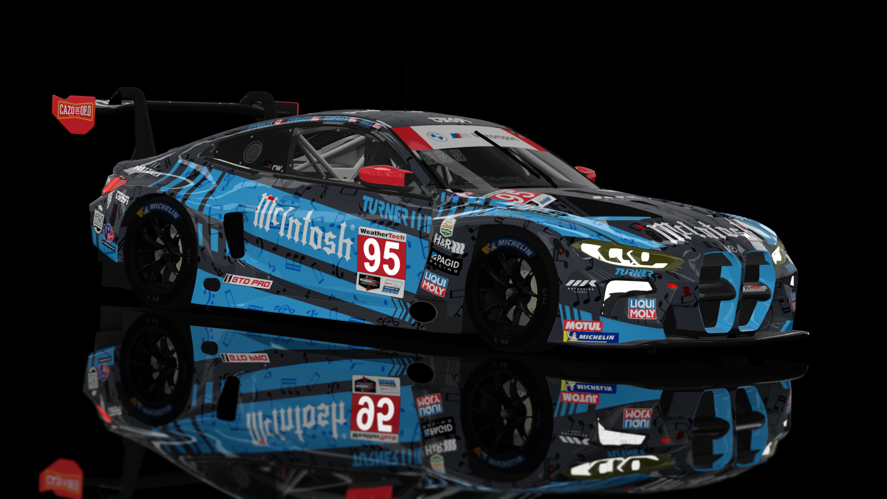 GT3 EVO - BMW M4 GT3 2021 URD, skin 2023_IMSA_GTDPRO_95_Mcintosh