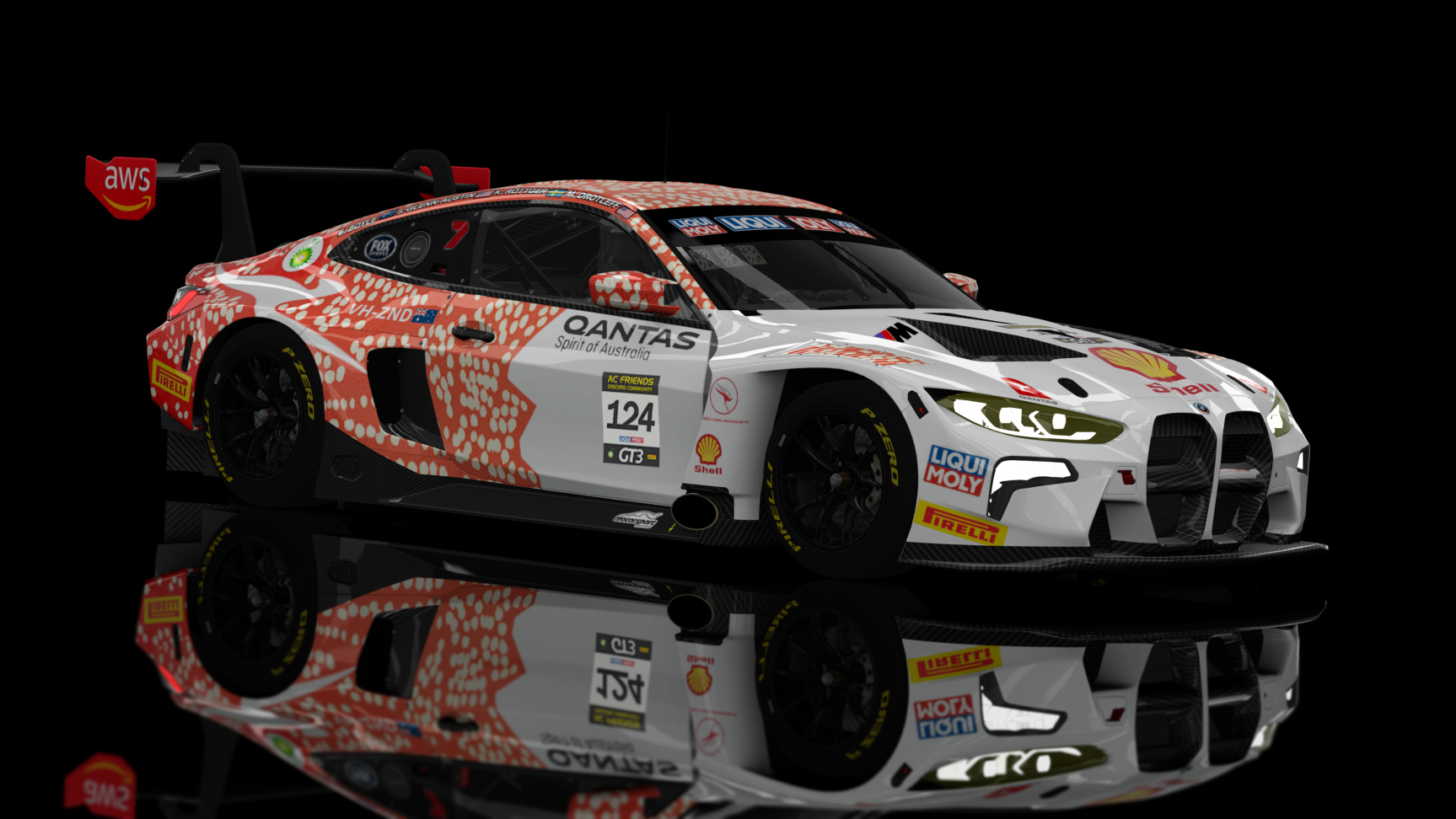 GT3 EVO - BMW M4 GT3 2021 URD, skin ACFGTWC_BATHURST_GT3_124