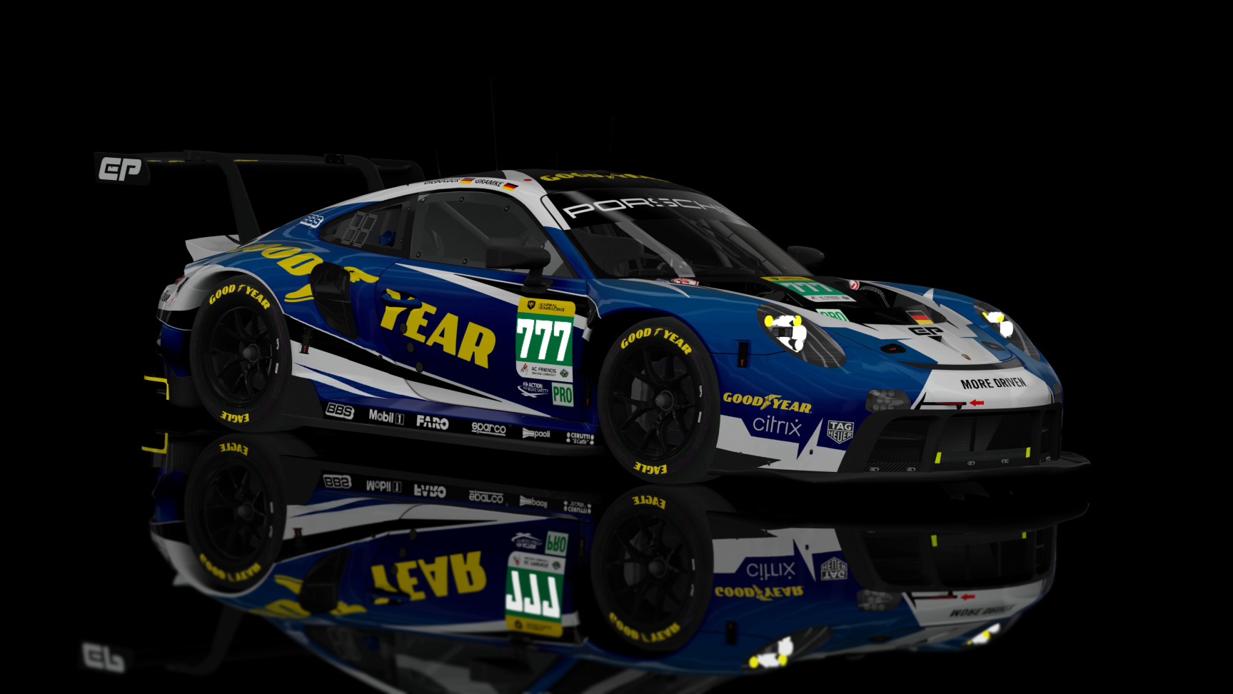 GTE 2 - Porsche RSR 2021, skin ACF_WECS5_#777_GRAMKE_DIEBOLDER