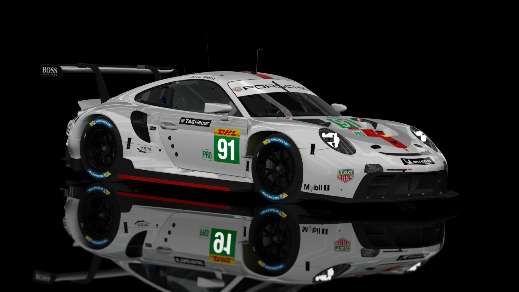 GTE 2 - Porsche RSR 2021, skin WEC_91_21_new