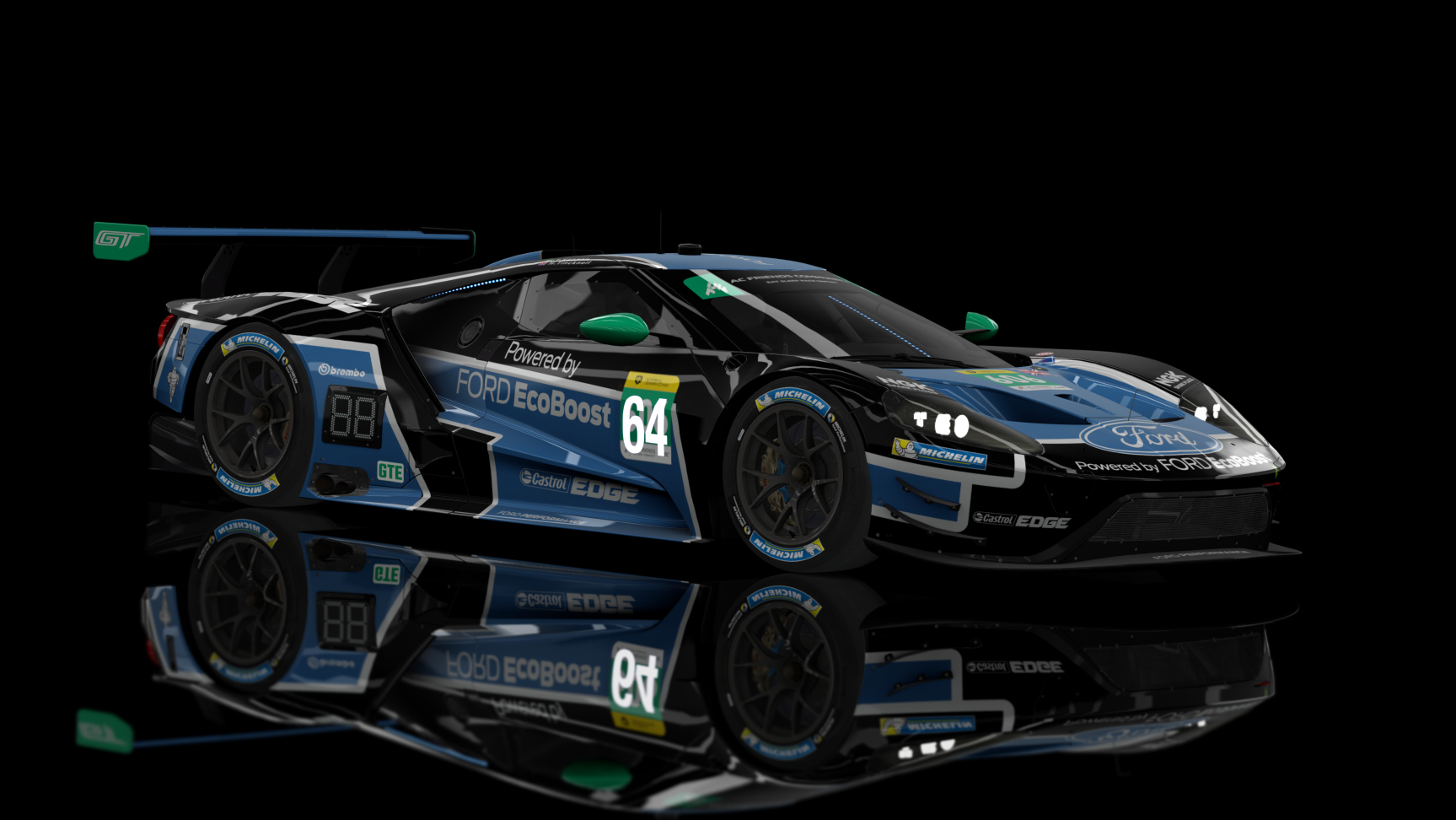 GTE 2 - Ford GTE 2018, skin ACFWEC_LEMANS_GTE_606