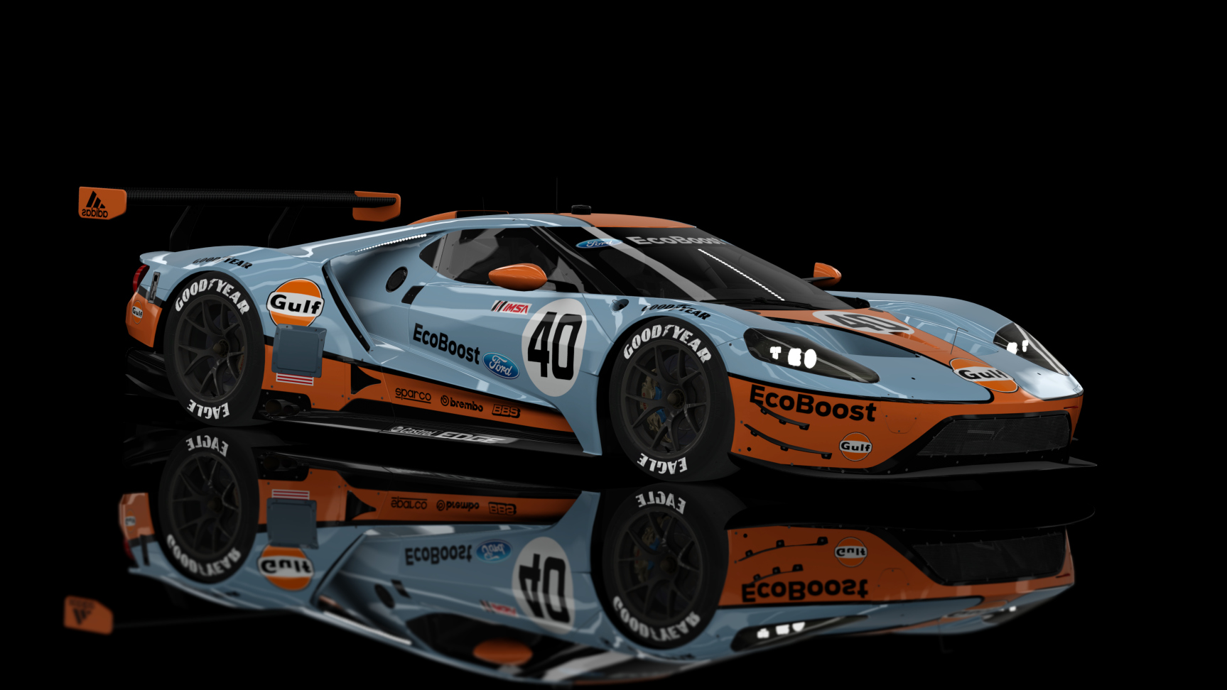 GTE 2 - Ford GTE 2018, skin Gulf_40