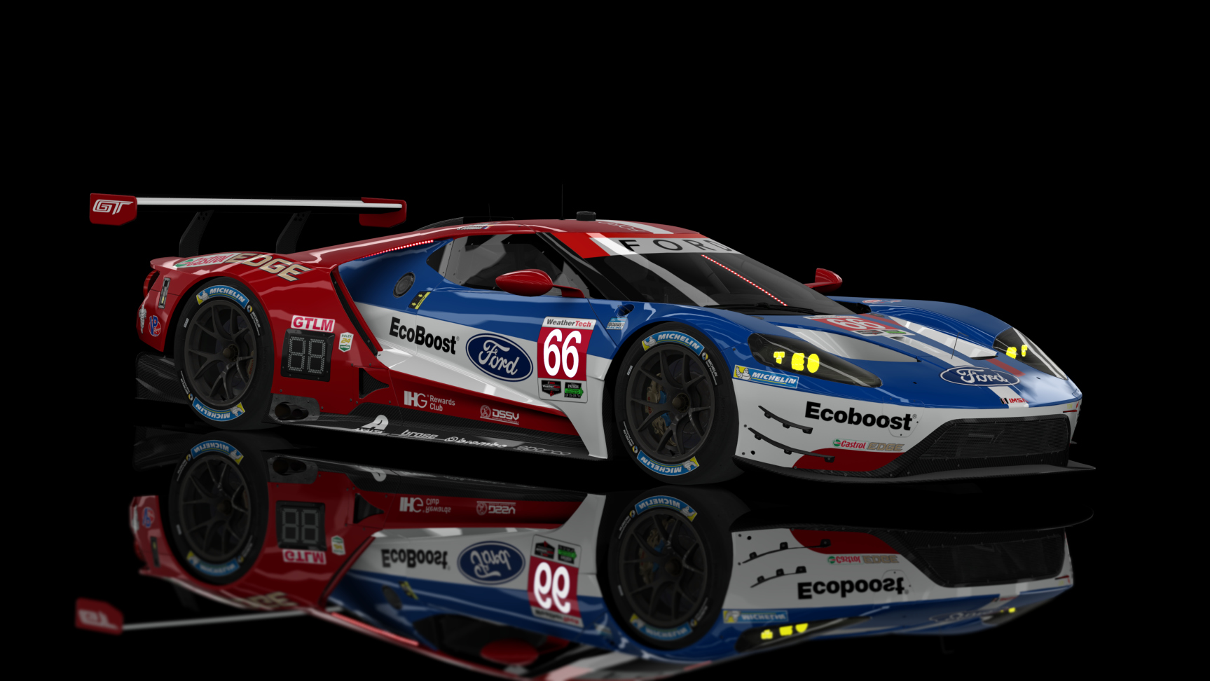 GTE 2 - Ford GTE 2018, skin IMSA_2017_66