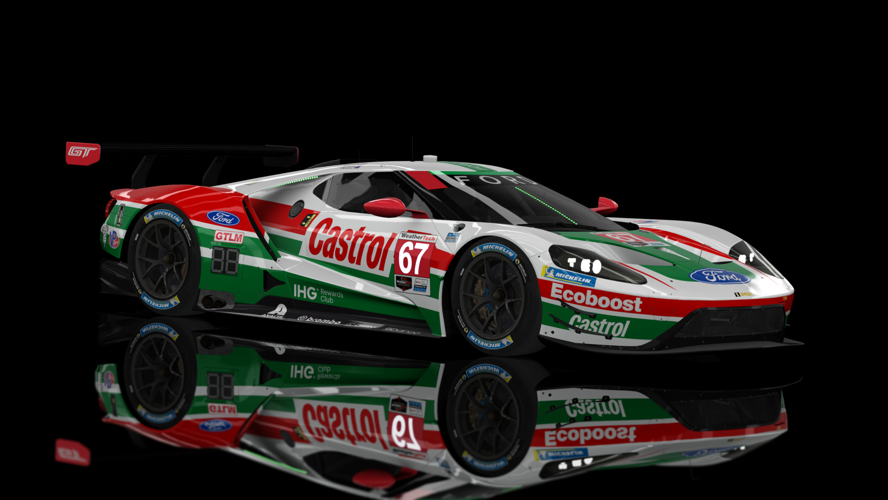 GTE 2 - Ford GTE 2018, skin IMSA_2019_24h_67