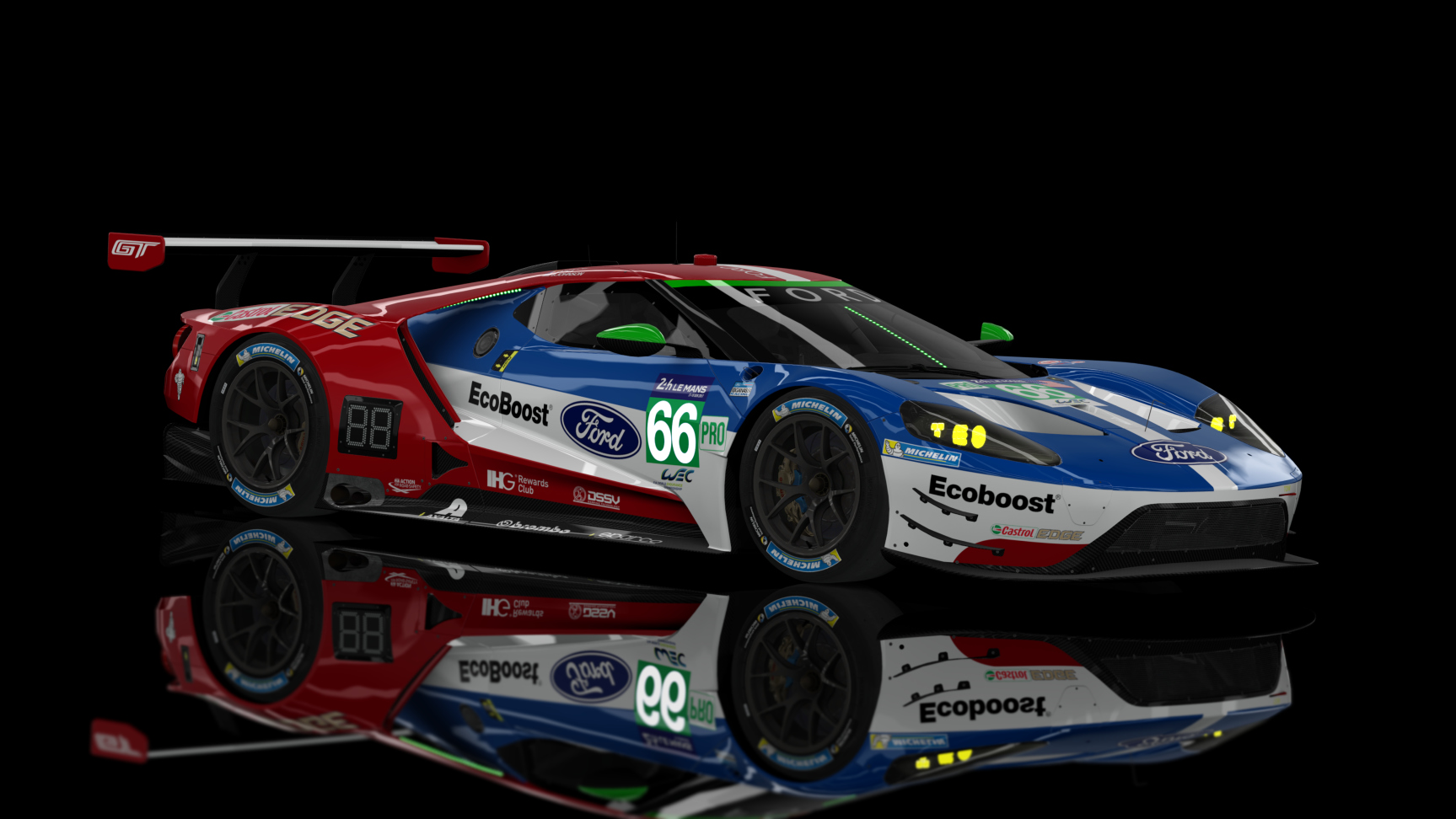 GTE 2 - Ford GTE 2018, skin Lemans_2017_66