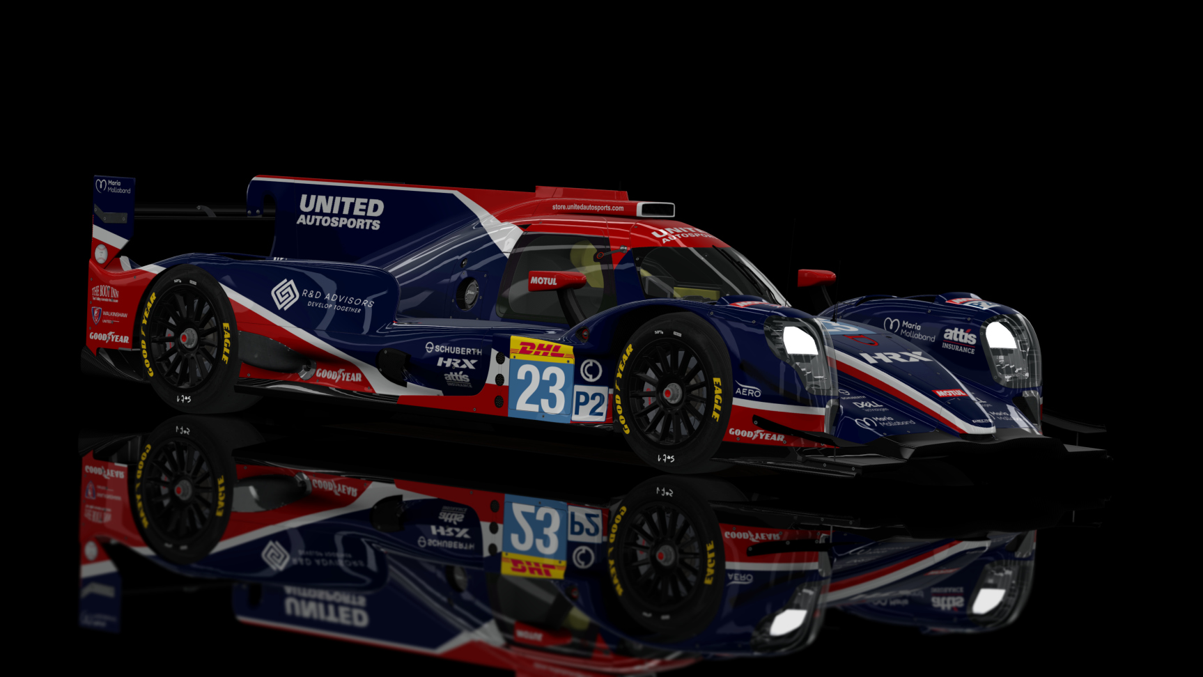 ACF - LMP2 2023 - URD Oreca 07 Gibson, skin 2022_WEC_23_United - Public