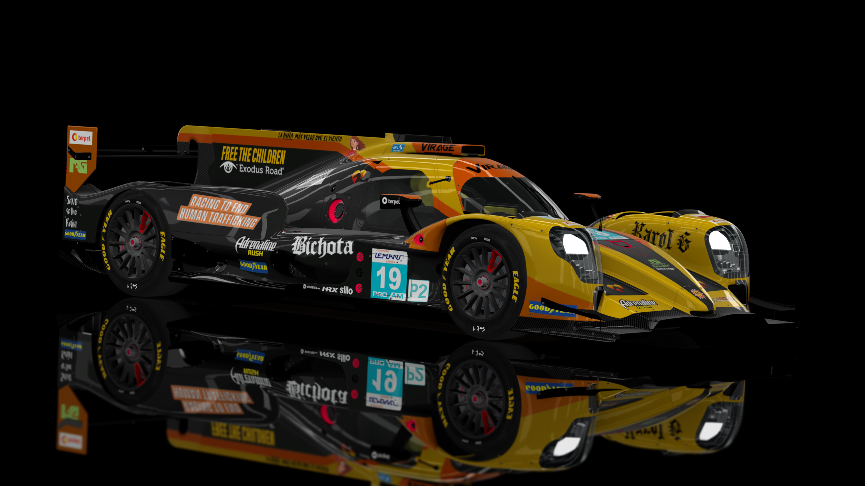 ACF - LMP2 2023 - URD Oreca 07 Gibson, skin 2023 Team Virage #19