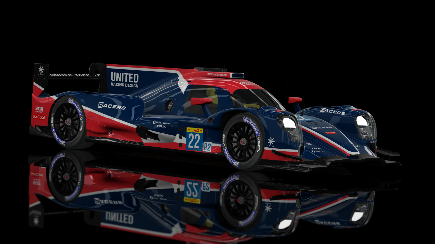 ACF - LMP2 2023 - URD Oreca 07 Gibson, skin 22