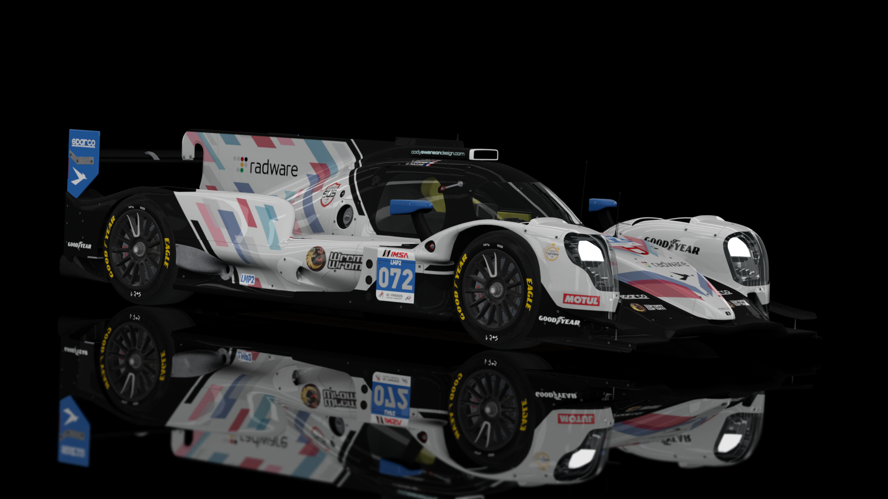 ACF - LMP2 2023 - URD Oreca 07 Gibson, skin ACFIMSA_DAYTONA_LMP2_072