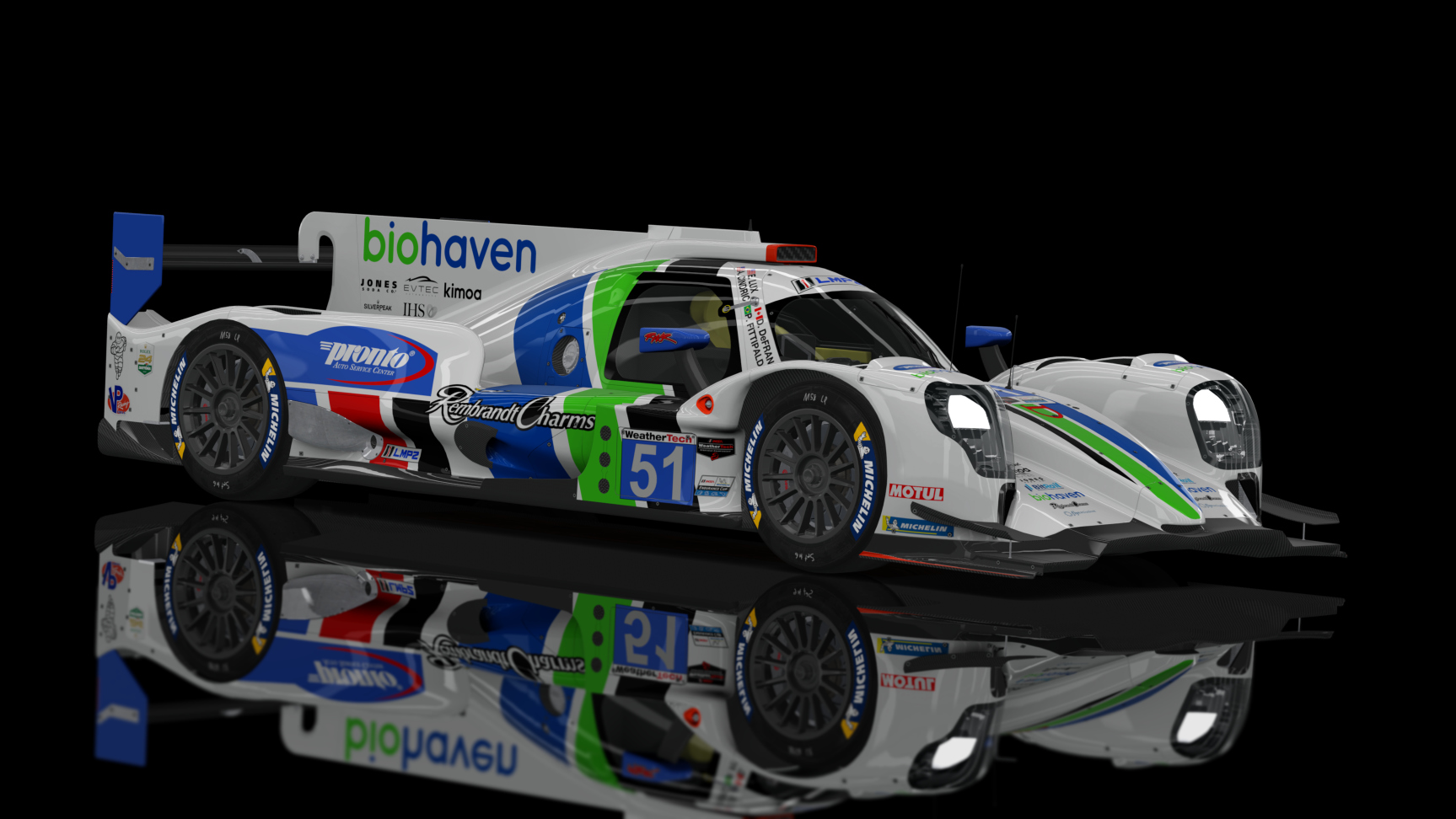 ACF - LMP2 2023 - URD Oreca 07 Gibson, skin FF_2023_D24_RWR_#51