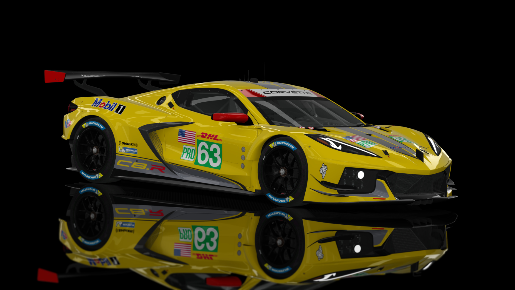 GTE 2 - Chevrolet Corvette C8R 2020, skin 63_Corvette_Racing