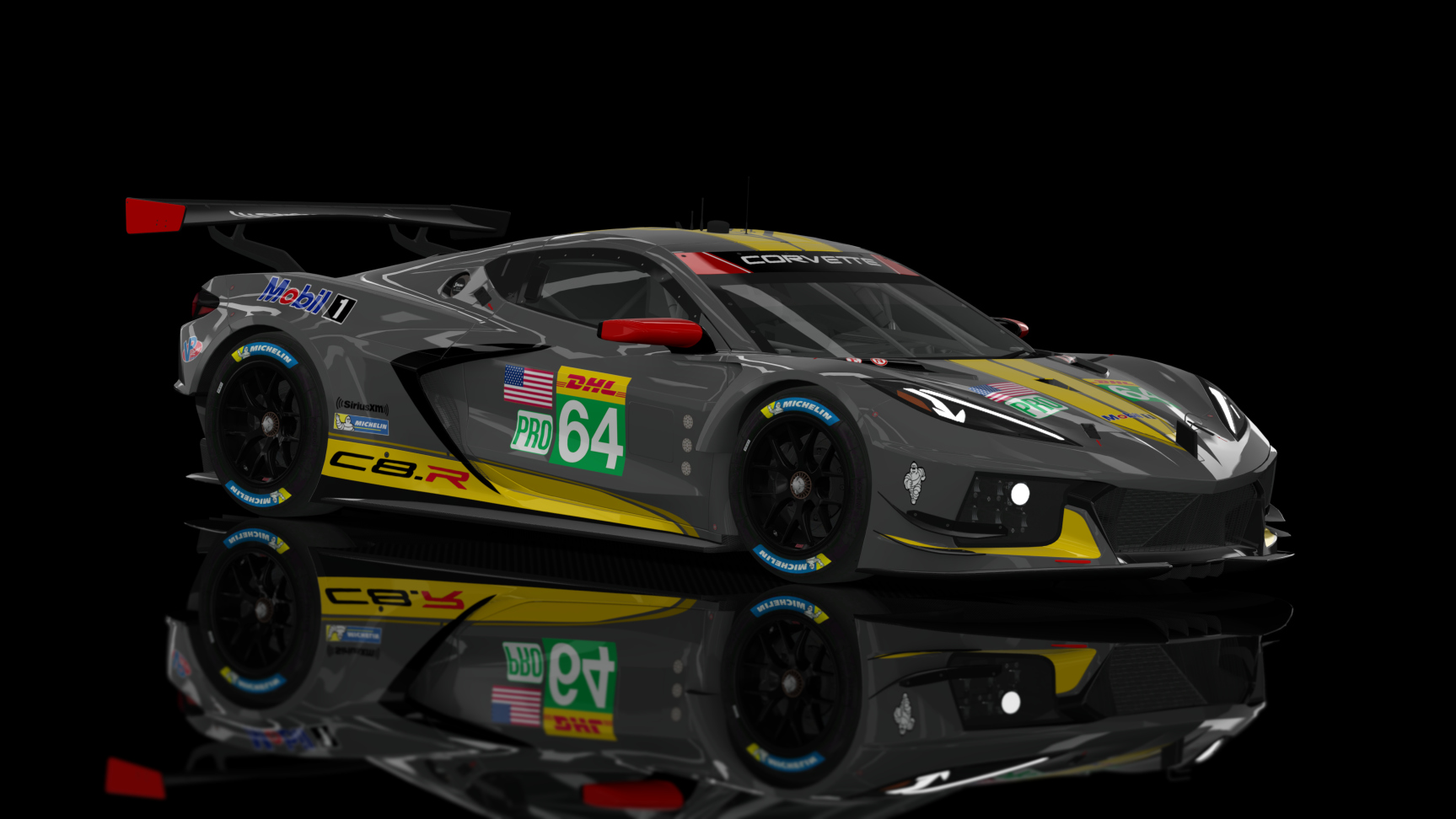 GTE 2 - Chevrolet Corvette C8R 2020, skin 64_Corvette_Racing