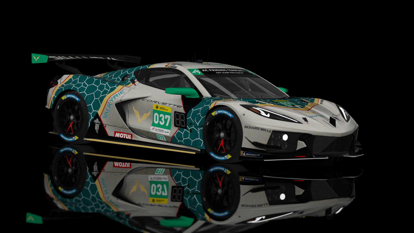 GTE 2 - Chevrolet Corvette C8R 2020, skin ACFWEC_LEMANS_GTE_037