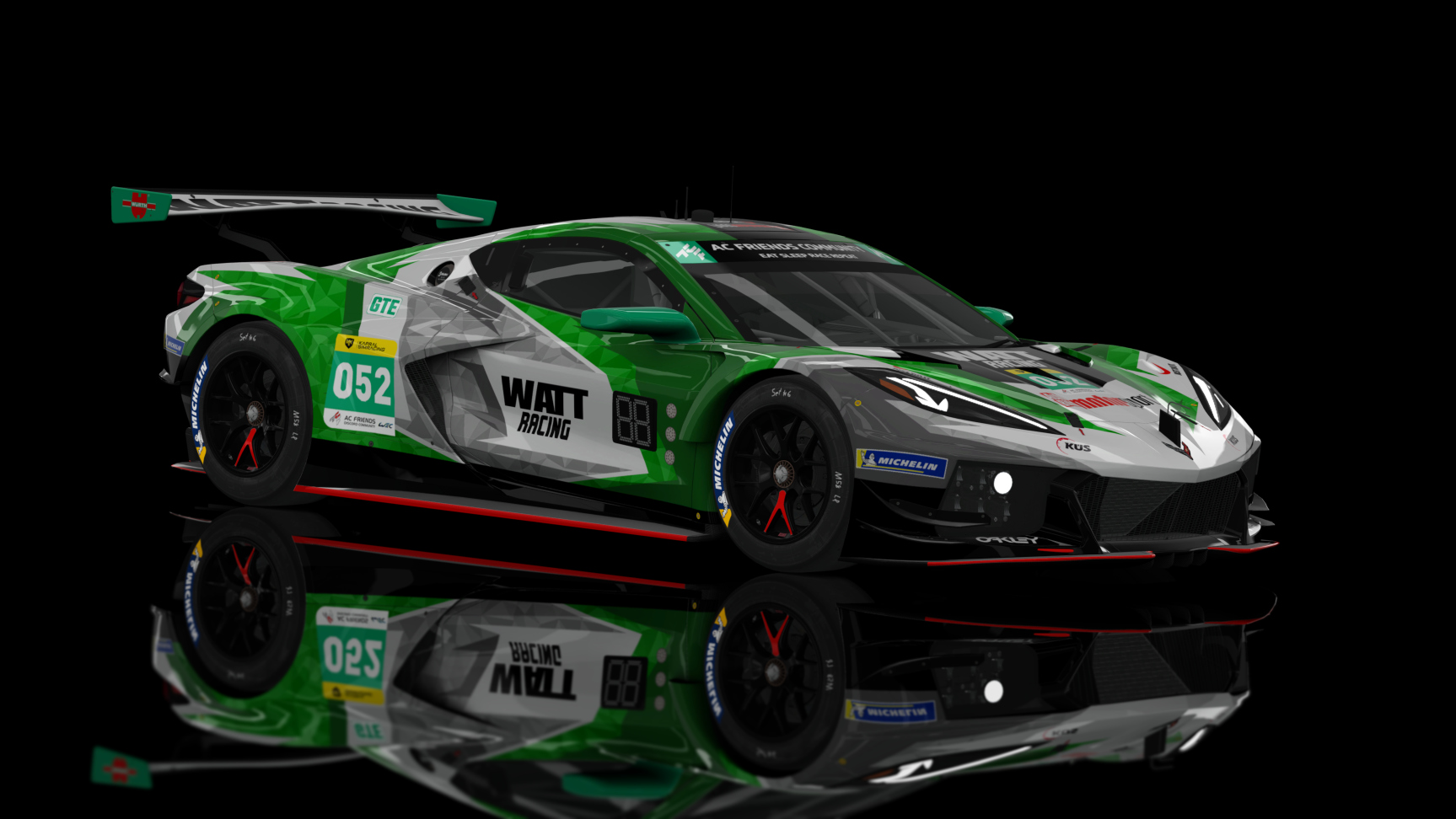 GTE 2 - Chevrolet Corvette C8R 2020, skin ACFWEC_LEMANS_GTE_052