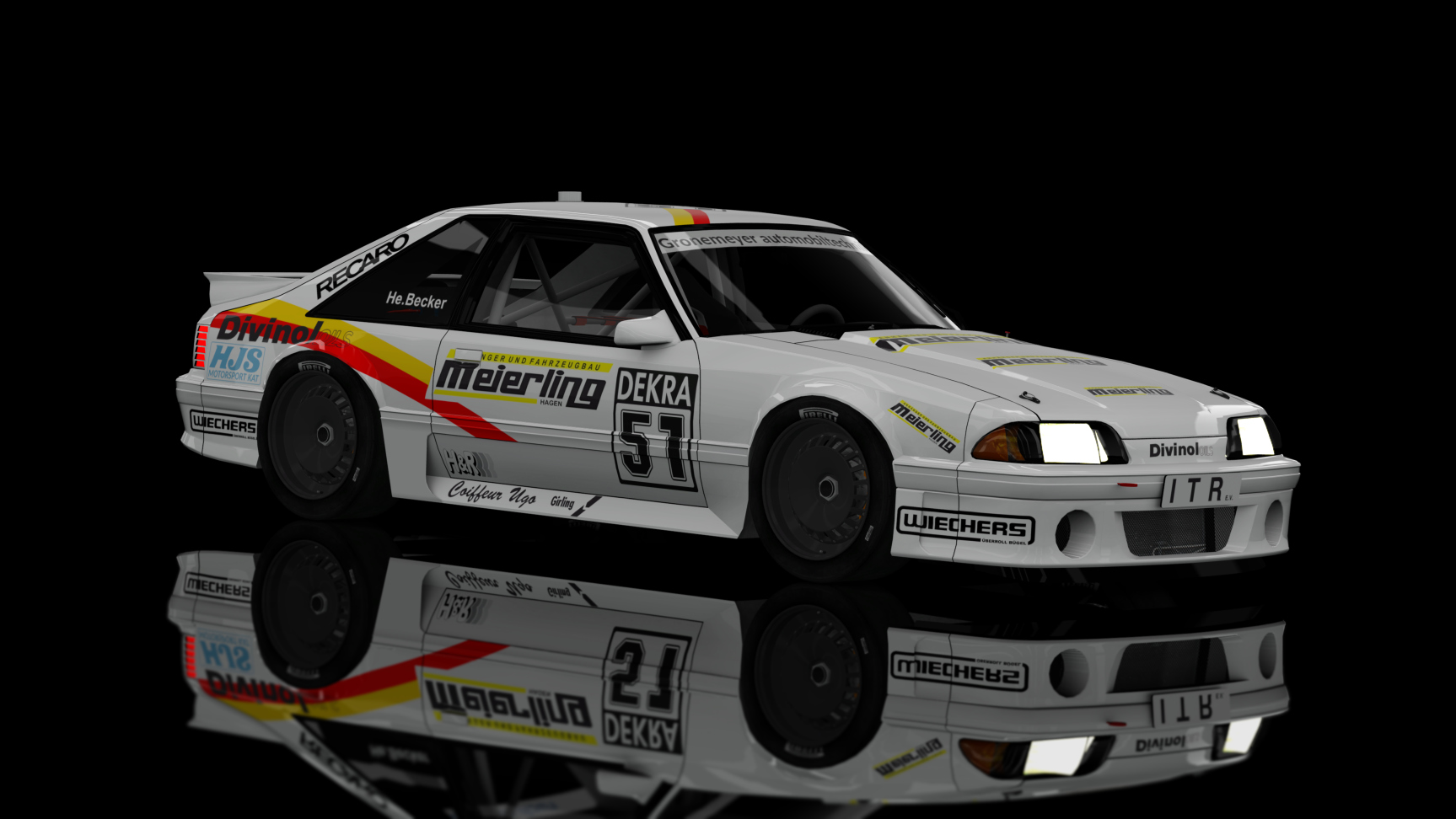 CLASSIC GR.A - Mustang GT 5.0 1991, skin 51_heinz_becker