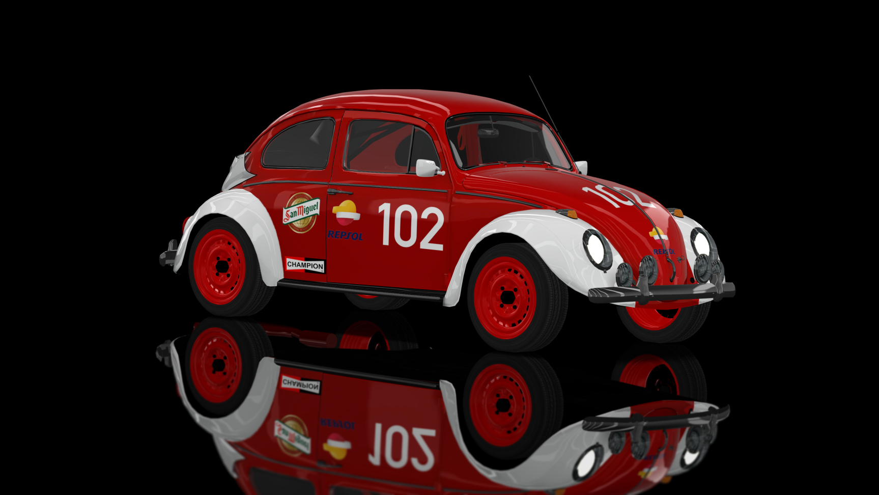 CLASSIC GR.1 - Volkswagen Beetle 1500s 1973, skin 102