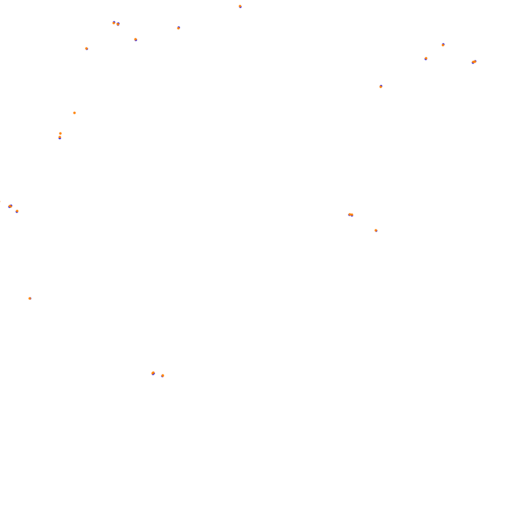 NBR24H 2023 Race collisions