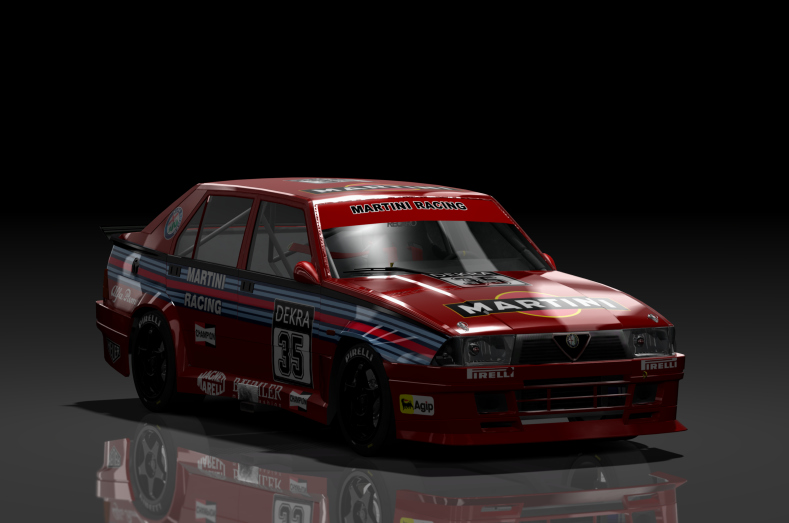 DTM Alfa Romeo 75, skin martini_35