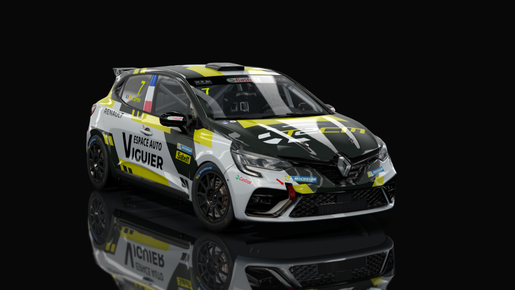 Renault Clio 5 Cup, skin t2cm_7_carr‚e