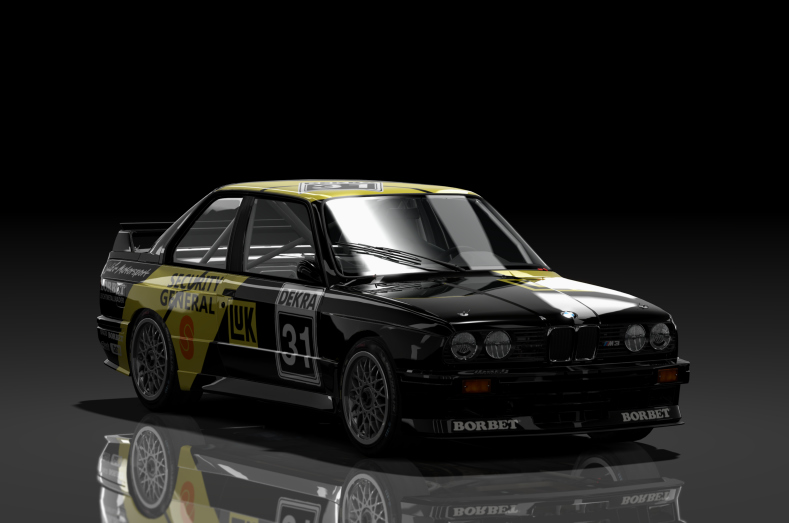 DTM BMW M3 E30, skin LUK