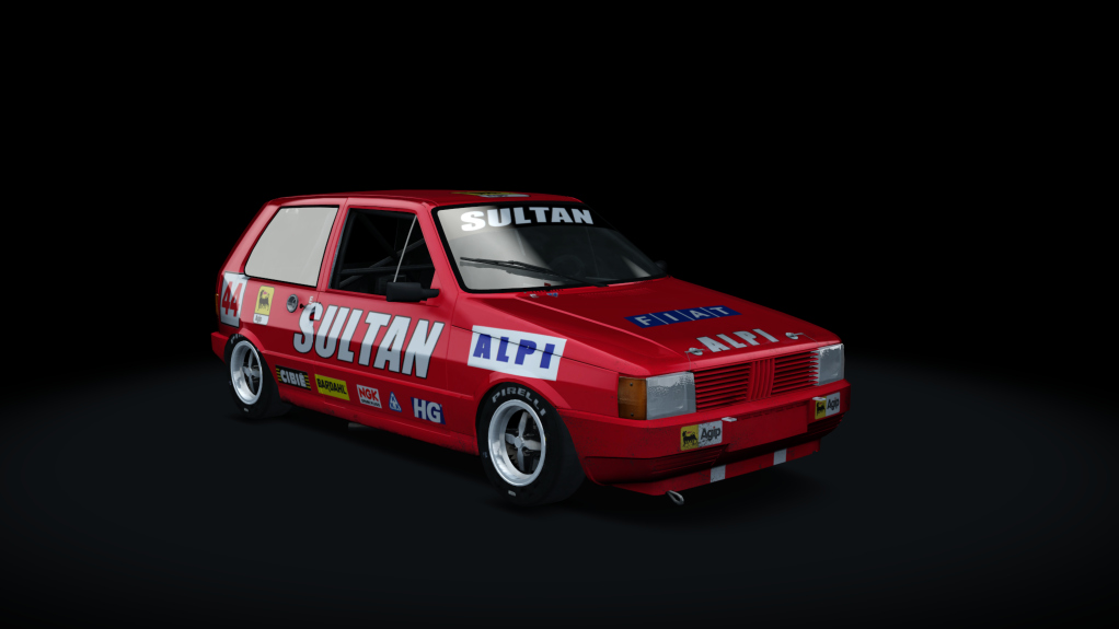 Fiat Uno Marcas Turbo, skin Uno_SULTAN