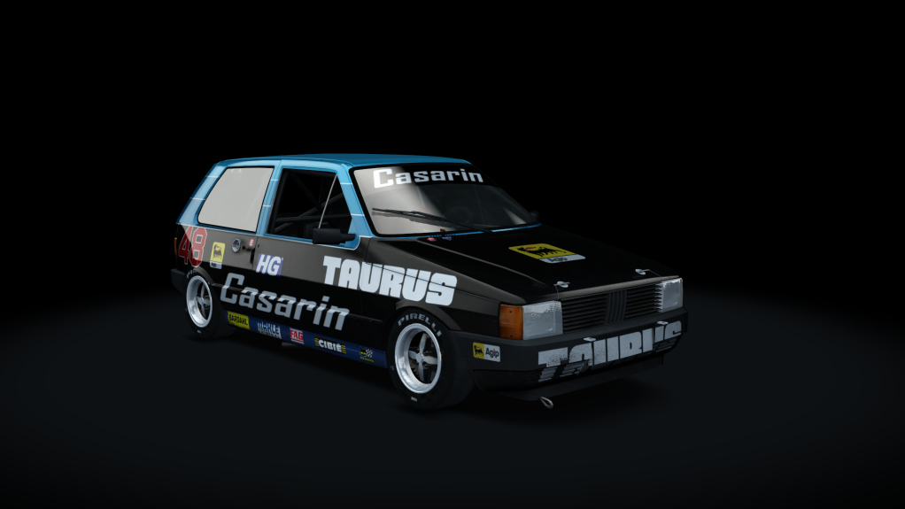 Fiat Uno Marcas Turbo, skin Uno_Taurus