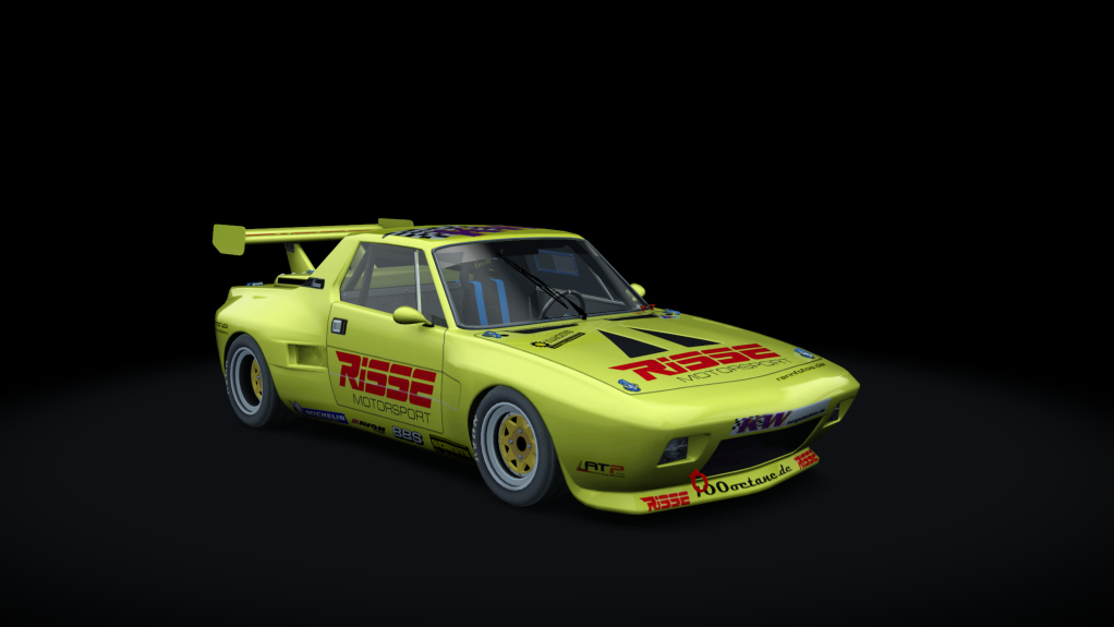 Fiat X1/9 Dallara, skin Risse