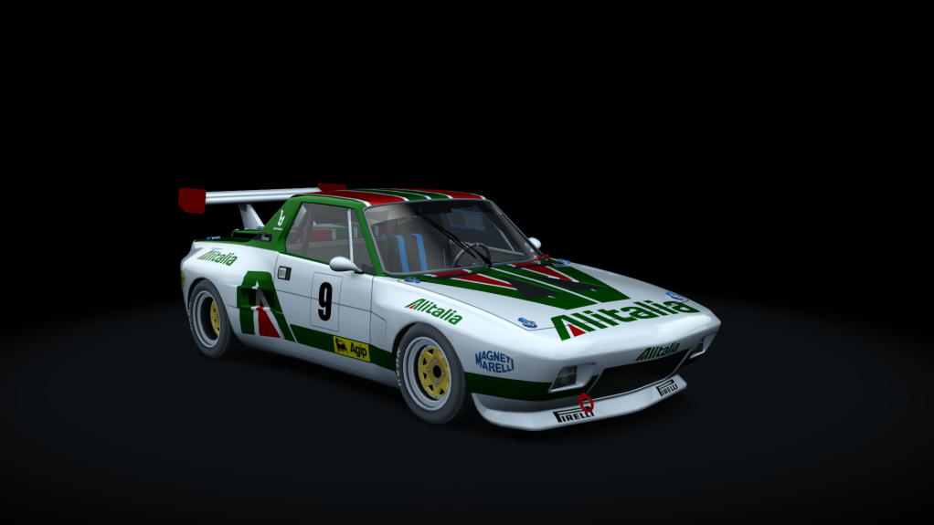 Fiat X1/9 Dallara, skin alitalia