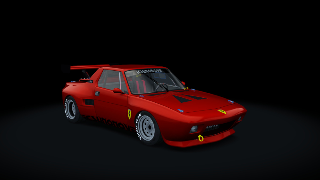 Fiat X1/9 Dallara, skin ferrari