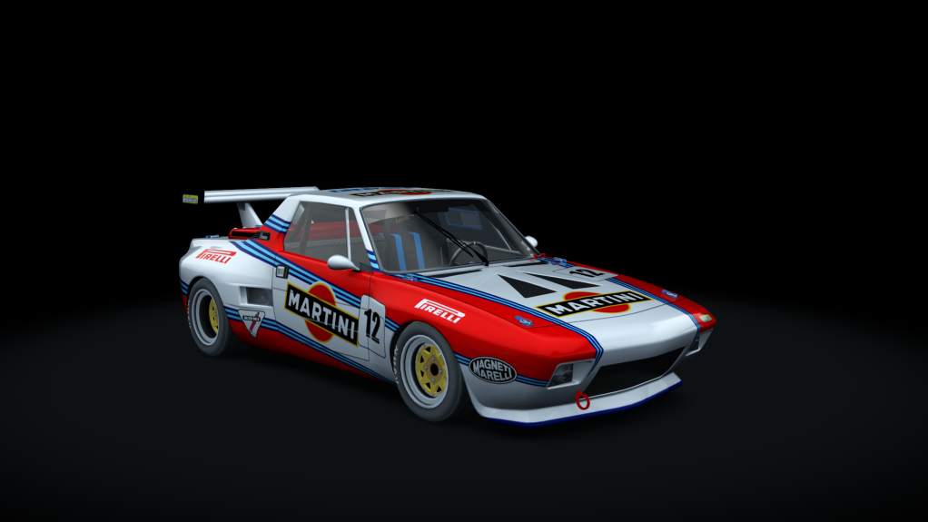 Fiat X1/9 Dallara, skin martini