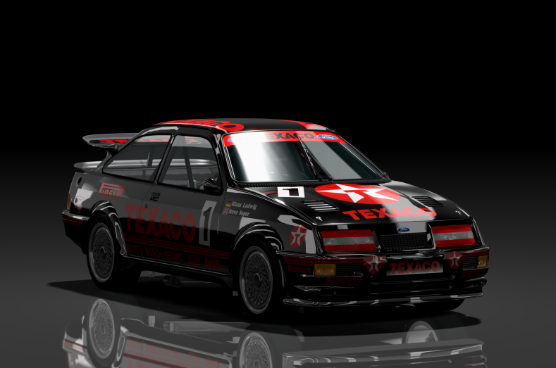 DTM Ford Sierra RS500, skin Texaco