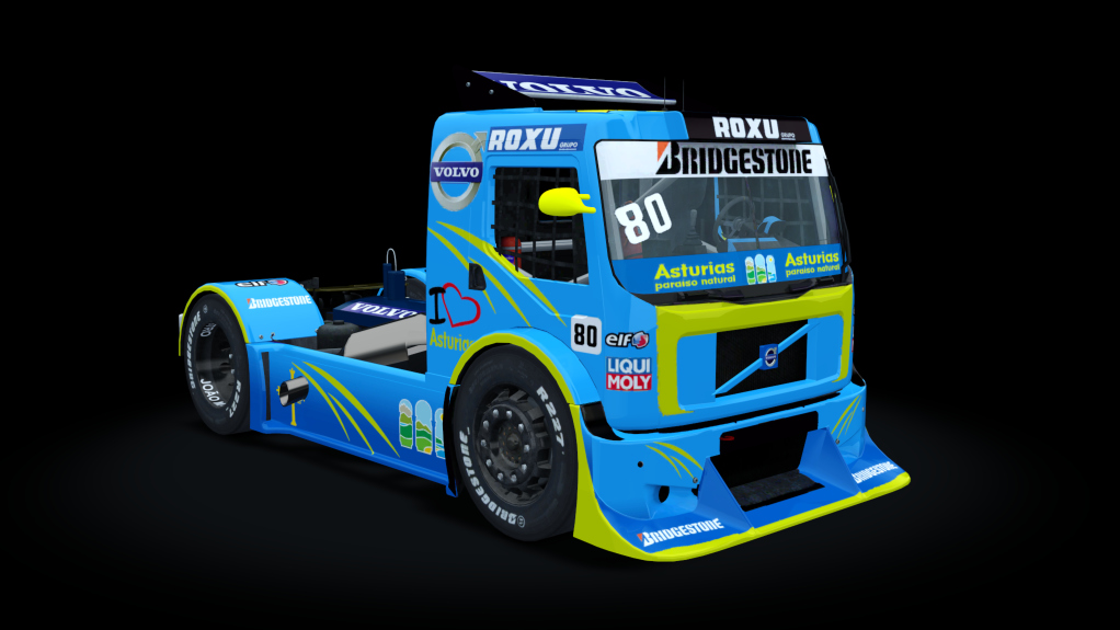 Volvo FH - Formula Truck TwG, skin asturias