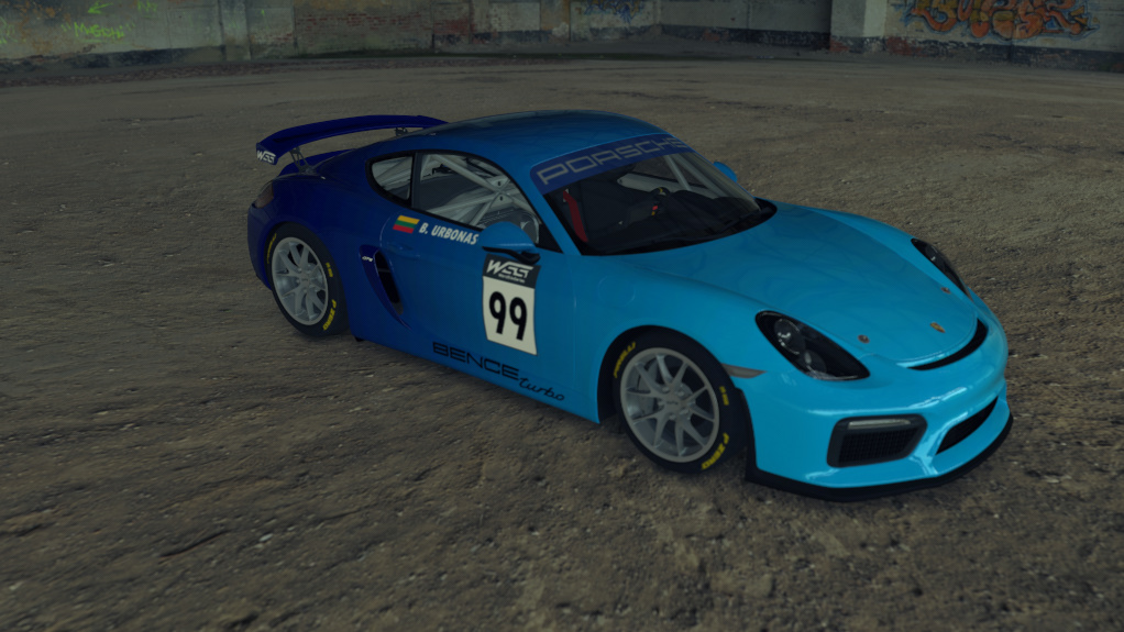 Porsche 718 Cayman GT4 Clubsport, skin wss_driver_livery_987cdb4aeb