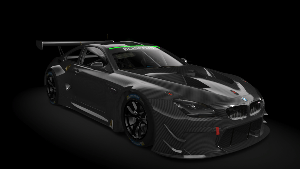 BMW M6 GT3 ACC, skin carbon