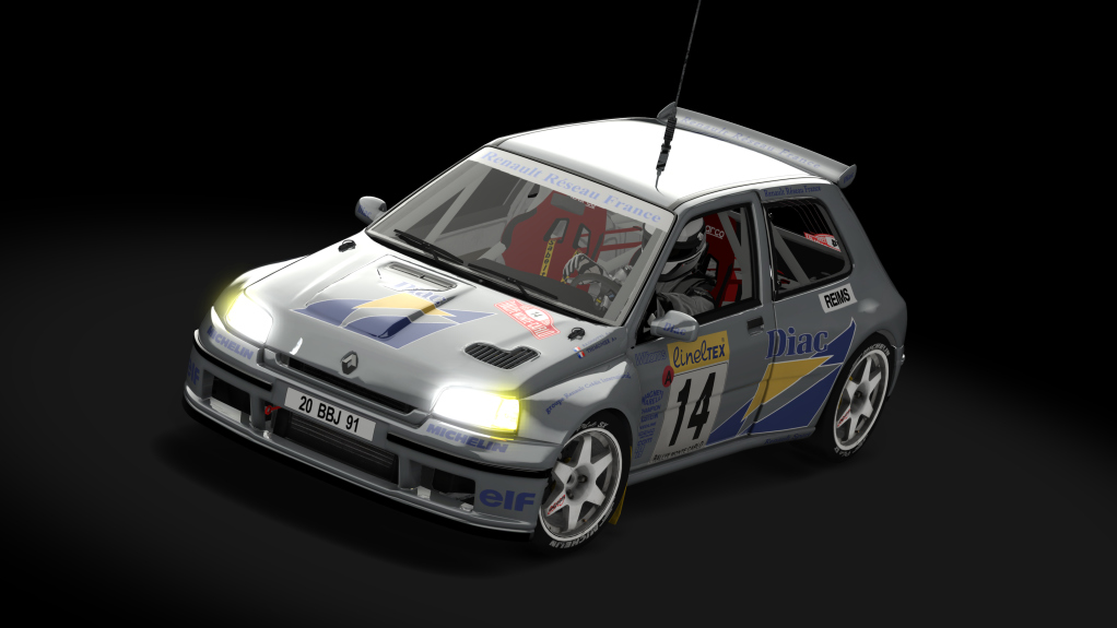 Renault Clio Willimas Maxi Kit Car, skin 14_Ragnotti