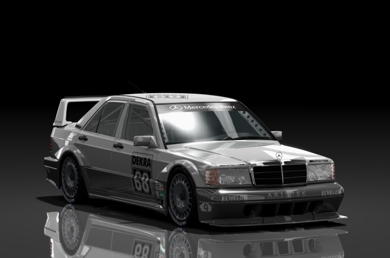 DTM Mercedes-Benz 190E DTM, skin Grigio_Alanite_designo_68