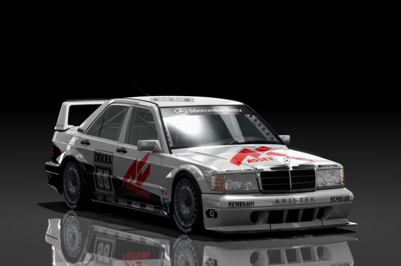 DTM Mercedes-Benz 190E DTM, skin Mystic_White_designo_55