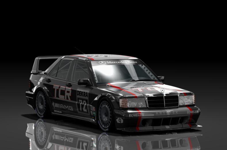 DTM Mercedes-Benz 190E DTM, skin Nero_Ossidiana_72