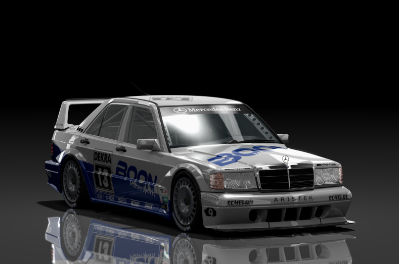 DTM Mercedes-Benz 190E DTM, skin Silver_Blue_13