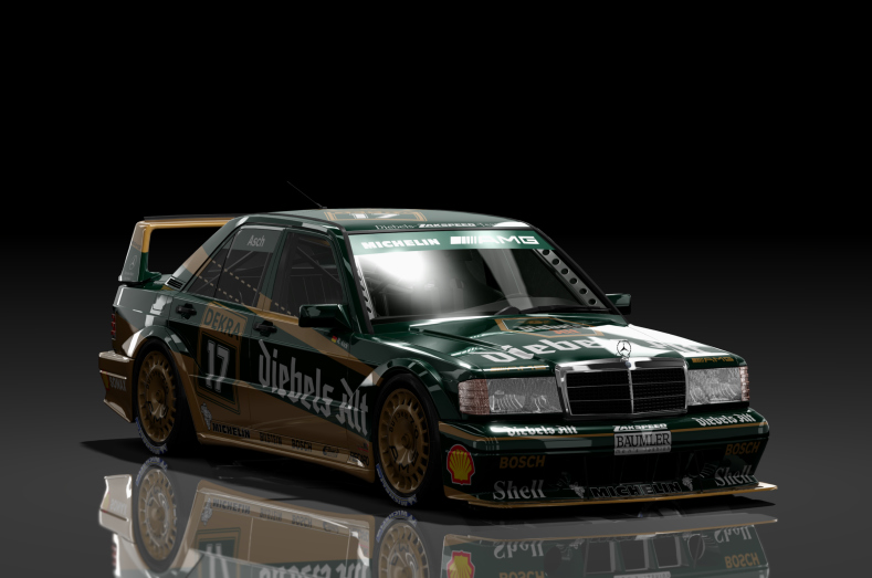 DTM Mercedes-Benz 190E DTM, skin Zakspeed_Diebels_17