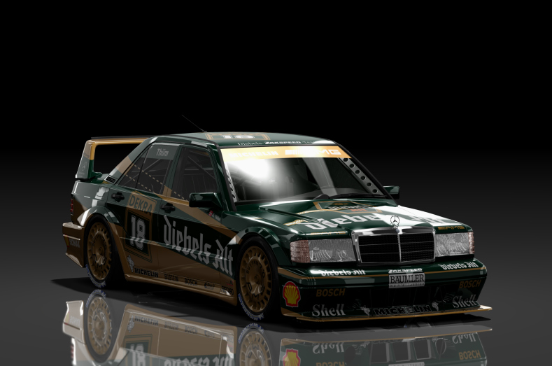 DTM Mercedes-Benz 190E DTM, skin Zakspeed_Diebels_18