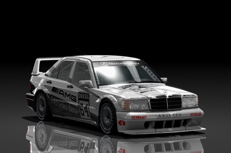 DTM Mercedes-Benz 190E DTM, skin alpine_white_64